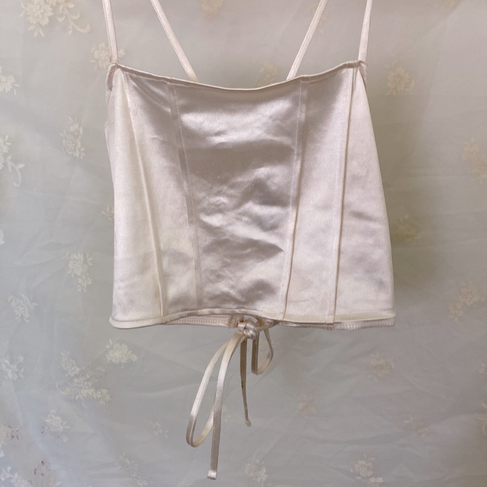 Satin Corset Tank